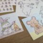 Colouring Cards, Personalised Colouring Set, thumbnail 4 of 7