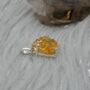 Raw Citrine Pendant Necklace: November Birthstone, thumbnail 6 of 7