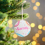 Personalised Colourful Name Bauble, thumbnail 1 of 2