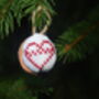 Set Of Four Christmas Handmade Tree's Decorations, thumbnail 8 of 12