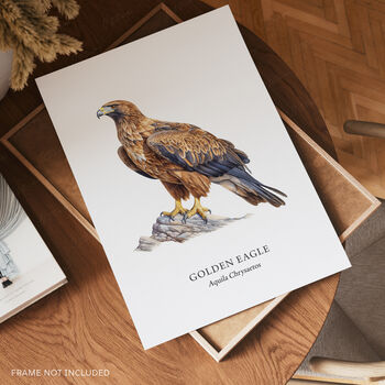 Bird Wall Art Of Golden Eagle, 3 of 6