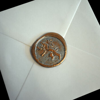 10 Paintable Epoxy Wax Seals For Wedding Invitations, 3 of 3