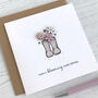 Wellies 'Blooming Lovely Birthday' Card, thumbnail 1 of 5