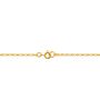 Turtle Dove Infinity Necklace In Gold Plated Silver, thumbnail 4 of 5