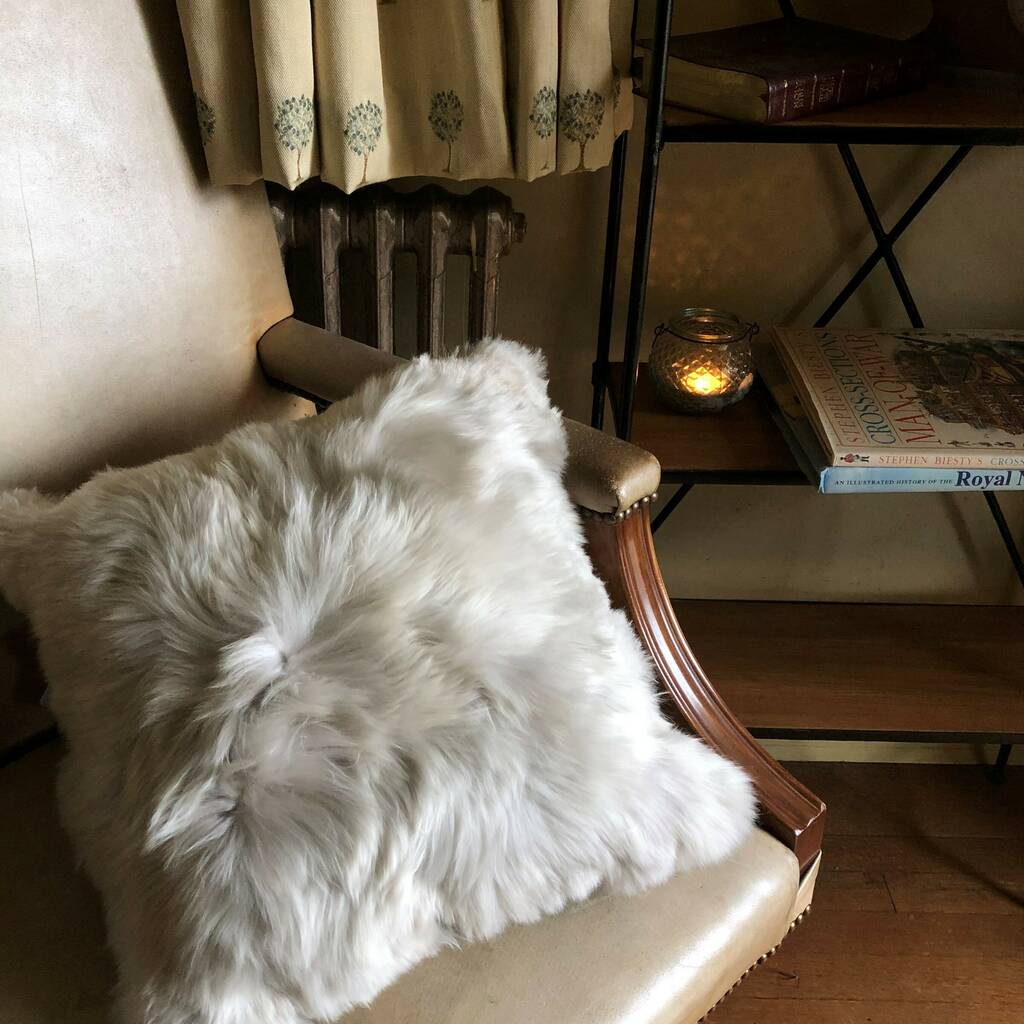 Alpaca Fur Cushion, 1 of 5