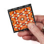 Moroccan Flower Compact Mirror And Lens Cloth Set, thumbnail 4 of 12