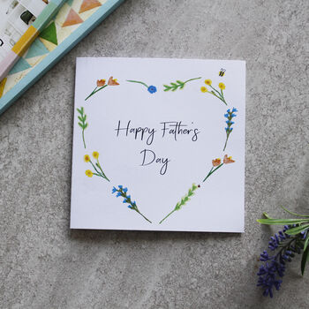 Father's Day Wildflower Seed Heart Card, 9 of 9