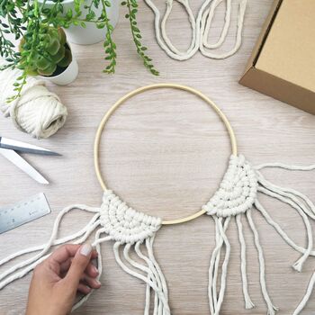 Macramé Mirror And Wall Hanging Kit, 3 of 8