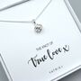 Sterling Silver Knot Of True Love Necklace, thumbnail 2 of 3