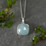Natural Aquamarine Necklace In Sterling Silver, thumbnail 4 of 4