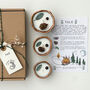 Yule Christmas Pinch Pot Aromatherapy Candle Gift Box Set, thumbnail 3 of 4
