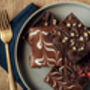 Luxury Festive Brownie Gift Box Six Piece, thumbnail 7 of 9