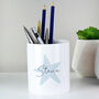 Personalised Blue Star Pen Pot, thumbnail 1 of 3