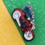 Motorbike With Christmas Tree Bauble, thumbnail 1 of 5