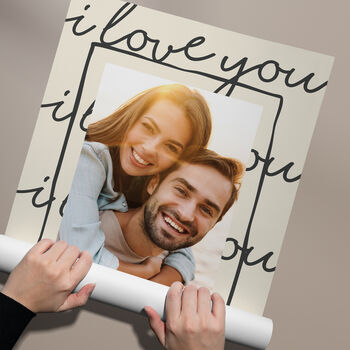 Photo Love Print | Personalised I Love You Gift, 4 of 5