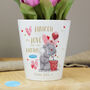 Personalised Love Grows Ceramic Plant Pot, thumbnail 2 of 3
