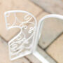 French Window Mirror Large Wall Mounted White Shutter, thumbnail 4 of 9