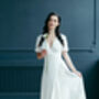 Linen Wedding Dress, thumbnail 8 of 10