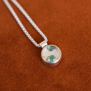 Stars And Gems Birthstone Locket In Sterling Silver, 4 of 11