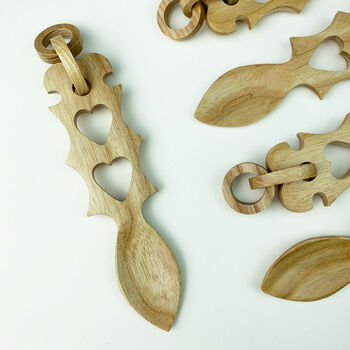 Handmade Welsh Love Spoons, 10 of 11