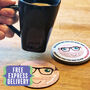 Personalised Face Glossy Coasters For Brother, thumbnail 5 of 7
