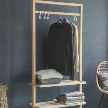 Wooden Clothes Rail, 2 of 4