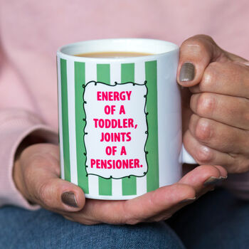 Funny Midlife Slogan Mug, 3 of 3