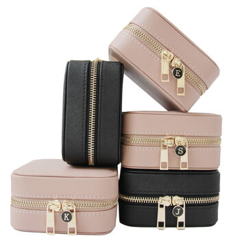 Personalised Leather Travel Jewellery Boxes, 9 of 10