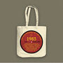 Personalised Year Of Music Organic Canvas Tote Bag Gift, thumbnail 1 of 5