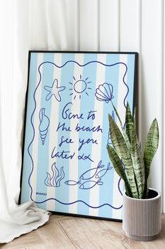 Gone To The Beach Print, 2 of 6