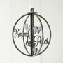 Romantic Personalised Wooden Bauble Decoration, thumbnail 4 of 4
