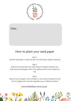 Gardening Gift For Her | Seeded Paper | Gardening Bracelet, 2 of 7