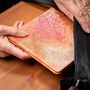 Disabled Blue Badge Parking Permit Wallet In Holographic Orange Pink, thumbnail 5 of 9
