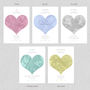 Personalised Map Heart Print For Couples, thumbnail 2 of 3