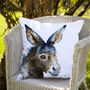 Inky Donkey Outdoor Cushion For Garden Furniture, thumbnail 1 of 8