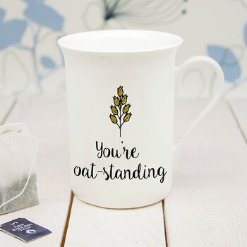 Personalised Romantic Pun Bone China Mug, 5 of 12