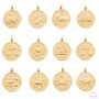 18ct Gold Plated Zodiac Sign Coin Necklace, thumbnail 4 of 7