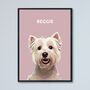 Personalised Pet Print Portrait From Photo, thumbnail 8 of 11