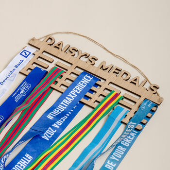 Multicolour Personalised Medal Hanger, 2 of 12