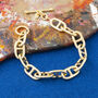 Anchor Chain Bracelet With T Bar Clasp, thumbnail 1 of 7