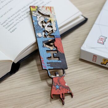 Personalised Superhero Bookmark, 2 of 7