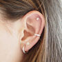 Sterling Silver Star Engraved Ear Cuff, thumbnail 8 of 8