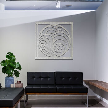 Abstract Circular Wall Art Metal Home Decor, 3 of 9