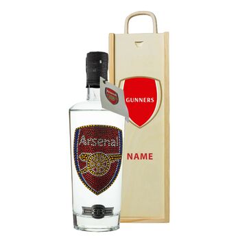 Personalised Arsenal Football Vodka Gift Set, 4 of 4