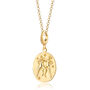 18ct Gold Gemini Zodiac Charm Necklace, thumbnail 2 of 6