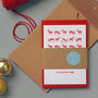 'It’s Sleigh Time' Letterpress Christmas Cards, thumbnail 2 of 4