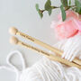 Personalised Knitting Needles, thumbnail 3 of 5