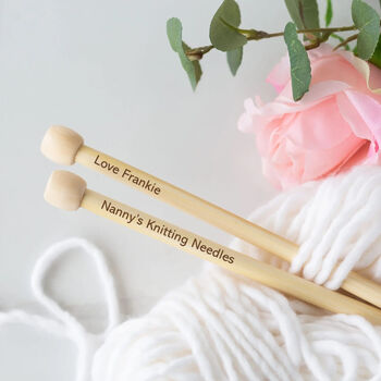 Personalised Knitting Needles, 3 of 5