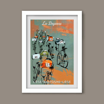 La Doyenne Cycling Poster Print, 2 of 3