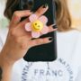 Pop Out Sunflower Check Phone Grip Accessory, thumbnail 2 of 2